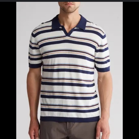 Slate & Stone Men’s Linen Cotton Polo Shirt. Size XXL. - Picture 1 of 12